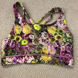 Lululemon printed sports bra